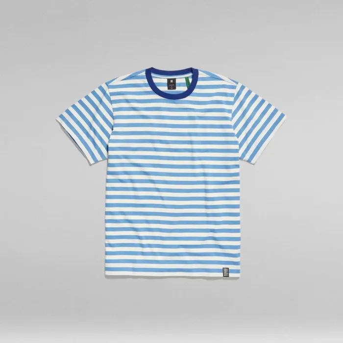 TShirts and Polos Men GStar RAW Essential Stripe Loose TShirt Milkdeep Wave Stripe