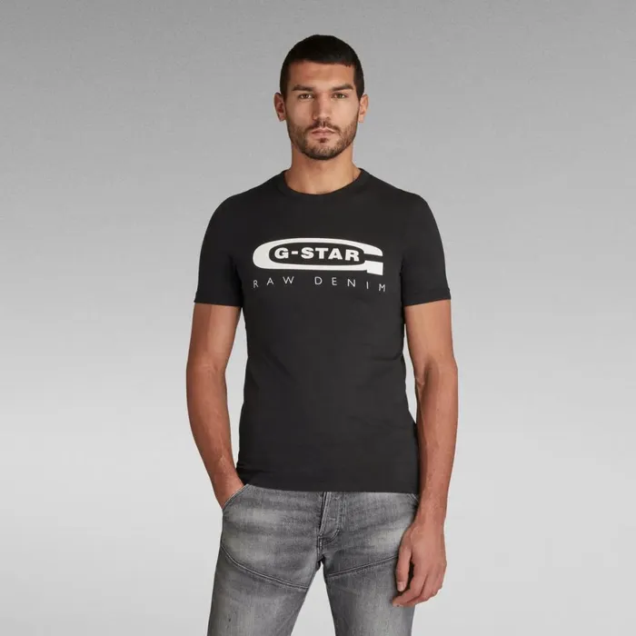 TShirts and Polos Men GStar RAW Graphic 4 TShirt Dark Black