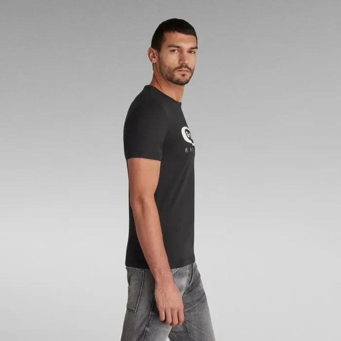 TShirts and Polos Men GStar RAW Graphic 4 TShirt Dark Black