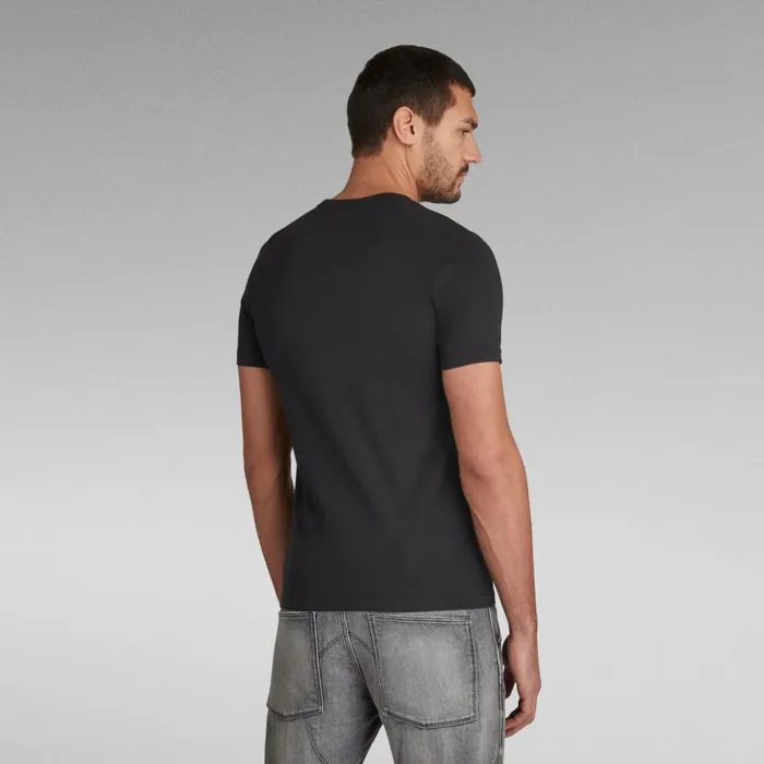 TShirts and Polos Men GStar RAW Graphic 4 TShirt Dark Black