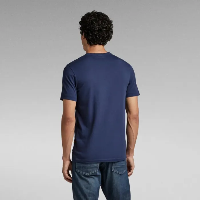TShirts and Polos Men GStar RAW Graphic 4 TShirt Sartho Blue