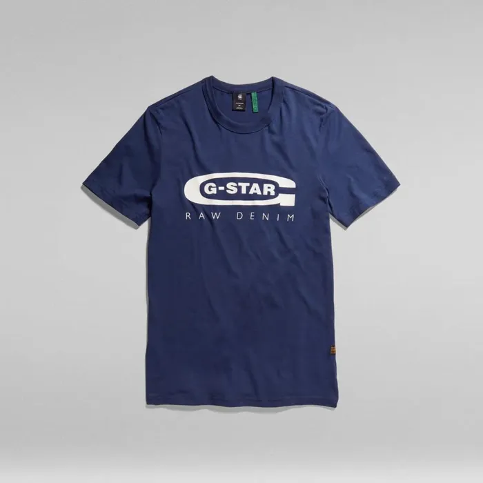 TShirts and Polos Men GStar RAW Graphic 4 TShirt Sartho Blue
