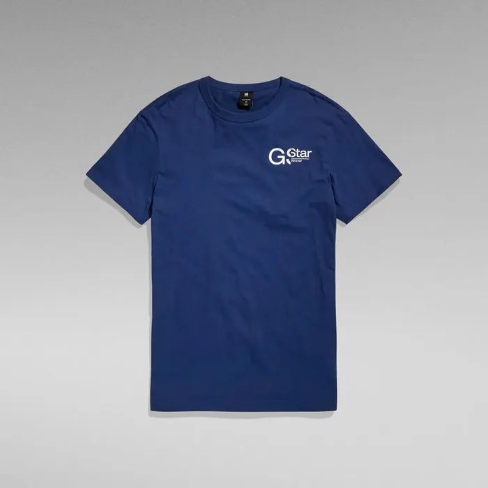 TShirts and Polos Men GStar RAW Graphic 7 TShirt Imperial Blue
