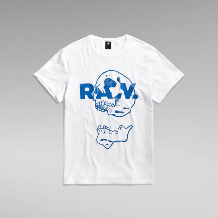 TShirts and Polos Men GStar RAW Graphic STM 1 TShirt White