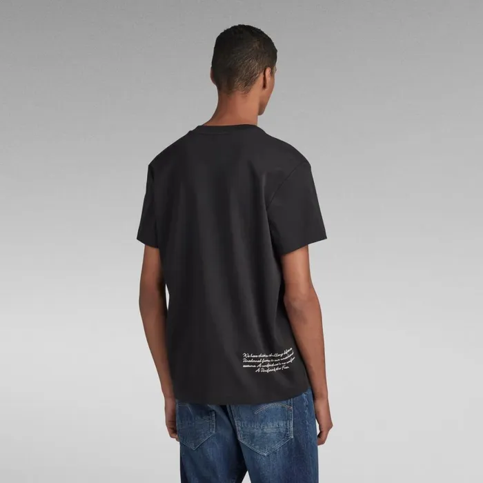 TShirts and Polos Men GStar RAW Multi Graphic TShirt Dark Black