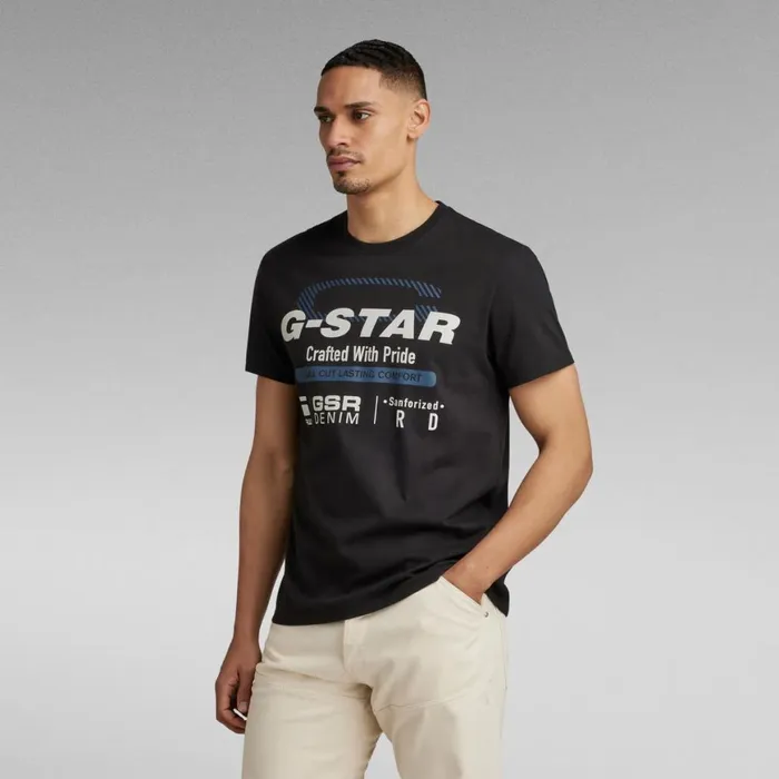 TShirts and Polos Men GStar RAW Old Skool Originals TShirt Dark Black