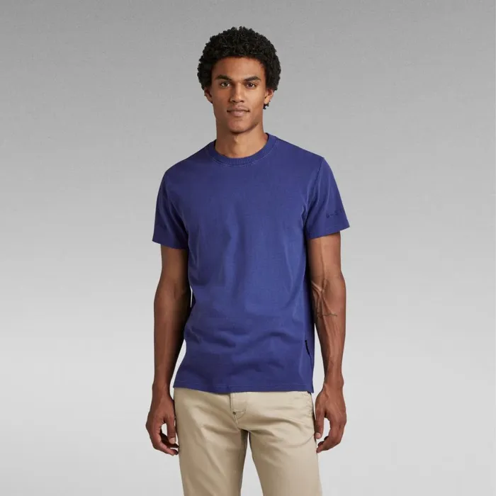 TShirts and Polos Men GStar RAW Pigment Dye TShirt Ballpen Blue Gd