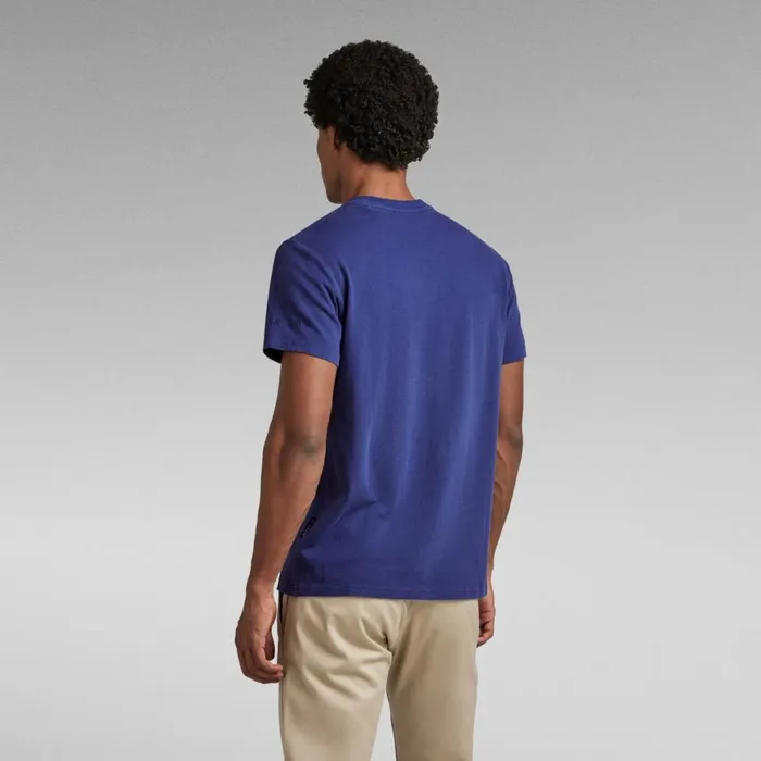 TShirts and Polos Men GStar RAW Pigment Dye TShirt Ballpen Blue Gd