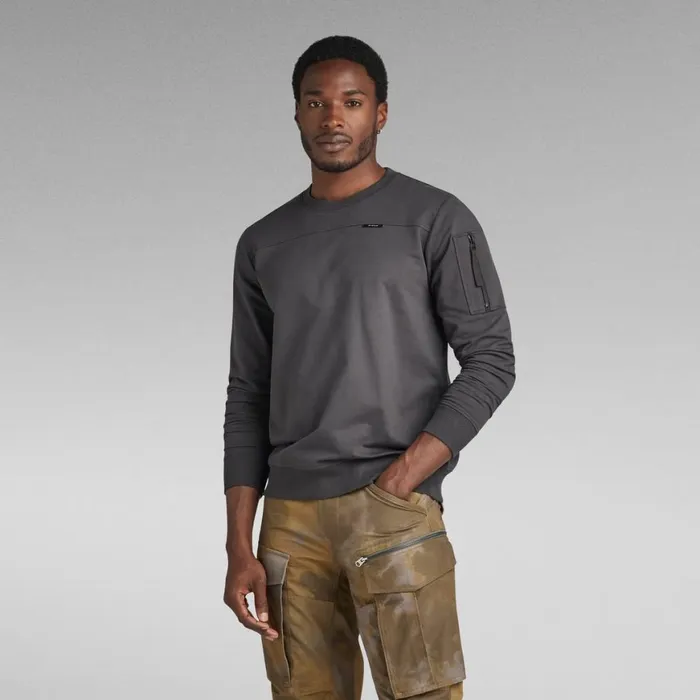 TShirts and Polos Men GStar RAW Sleeve Pocket Tweeter Shadow