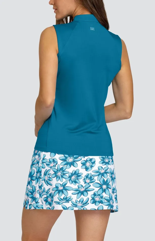 Tail Activewear Cindylou Top 8211 Cerulean Women Sleeveless