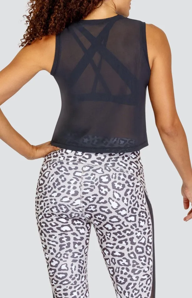 Tail Activewear Gio Tank 8211 Onyx Black Women Tanks