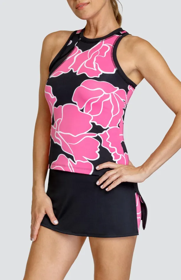 Tail Activewear Goddess Tank 8211 Pretty Petals Dark Women Tanks