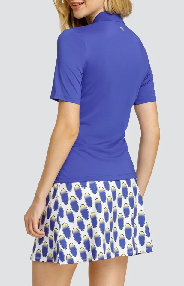 Tail Activewear Posie Top 8211 Deep Ocean Women Short Sleeve