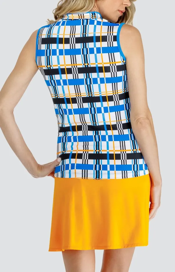 Tail Activewear Shylah Top 8211 Matrix Grid 8211 FINAL SALE Women Sleeveless