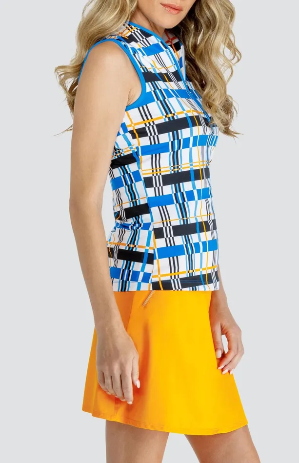 Tail Activewear Shylah Top 8211 Matrix Grid 8211 FINAL SALE Women Sleeveless