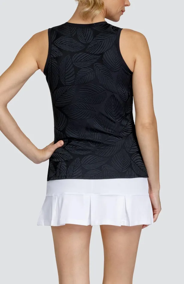 Tail Activewear Zeta Tank 8211 Fading Leaves Onyx Women Tanks