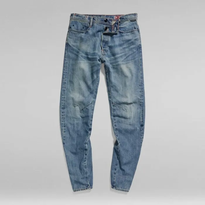 Tapered Men GStar RAW Premium Arc 3D Jeans Antique Faded Niagara Destroyed