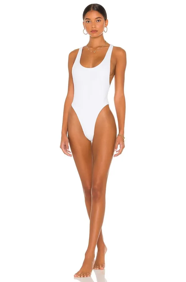 Tess One Piece White Women Lovers and Friends Swimsuits and CoverUps