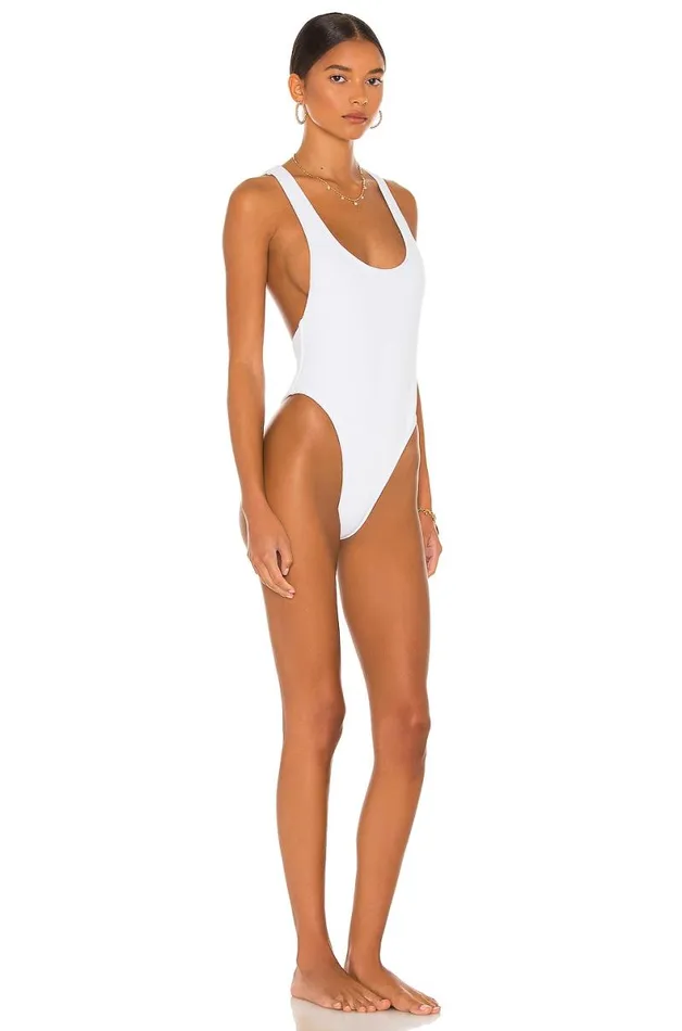 Tess One Piece White Women Lovers and Friends Swimsuits and CoverUps