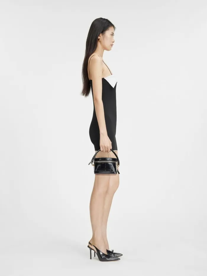 The Aro Mini Dress Black Women JACQUEMUS Dresses and Skirts The Aro Mini Dress Black Women JACQUEMUS Dresses and Skirts