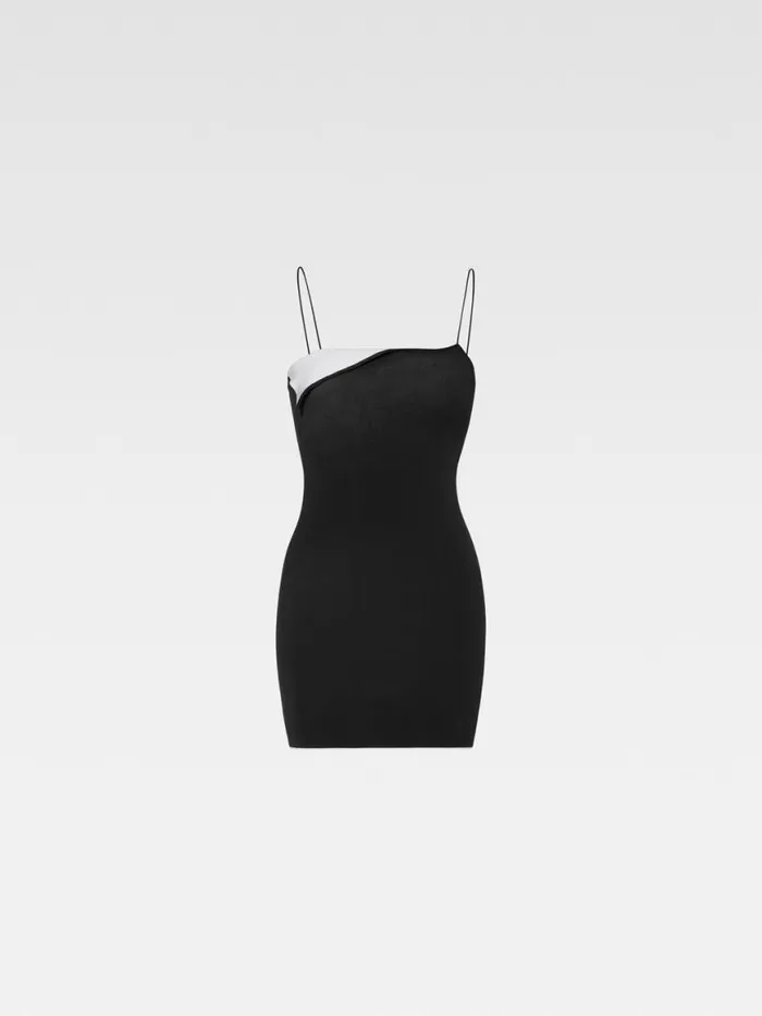 The Aro Mini Dress Black Women JACQUEMUS Dresses and Skirts The Aro Mini Dress Black Women JACQUEMUS Dresses and Skirts