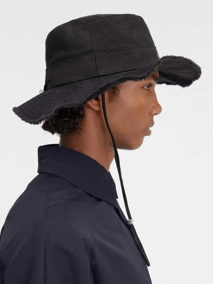 The Artichaut Bucket Hat Black WomenMen JACQUEMUS Hats The Artichaut Bucket Hat Black WomenMen JACQUEMUS Hats