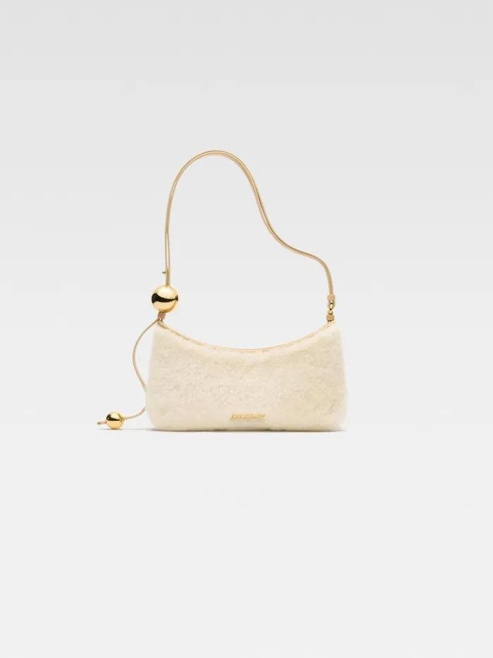 The Bisou Perle Offwhite Women JACQUEMUS Shoulder Bags
