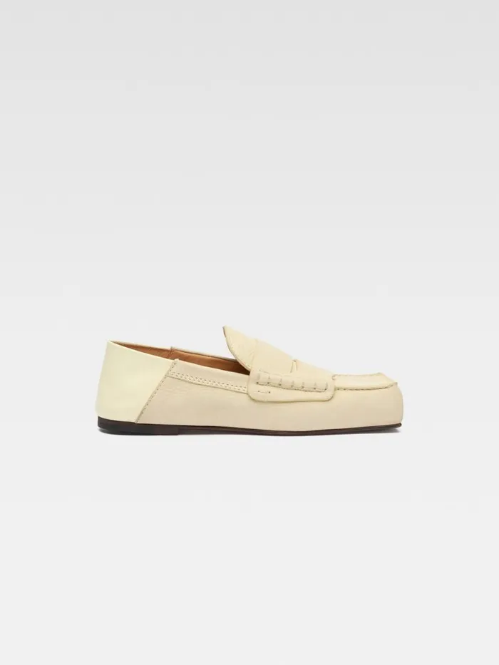 The Carr Loafers Pale Yellow Women JACQUEMUS Shoes