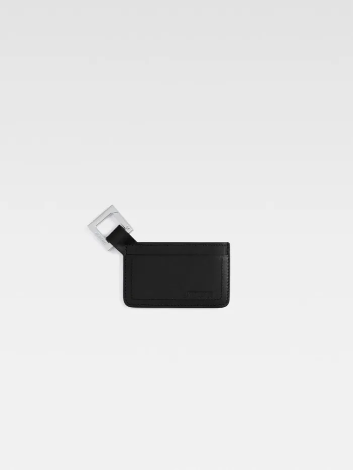 The Cuerda Cardholder Black Men JACQUEMUS Small Leather Goods