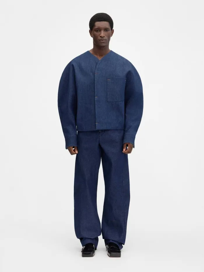 The DeNmes Faro Denim Shirt Navy Men JACQUEMUS Shirts