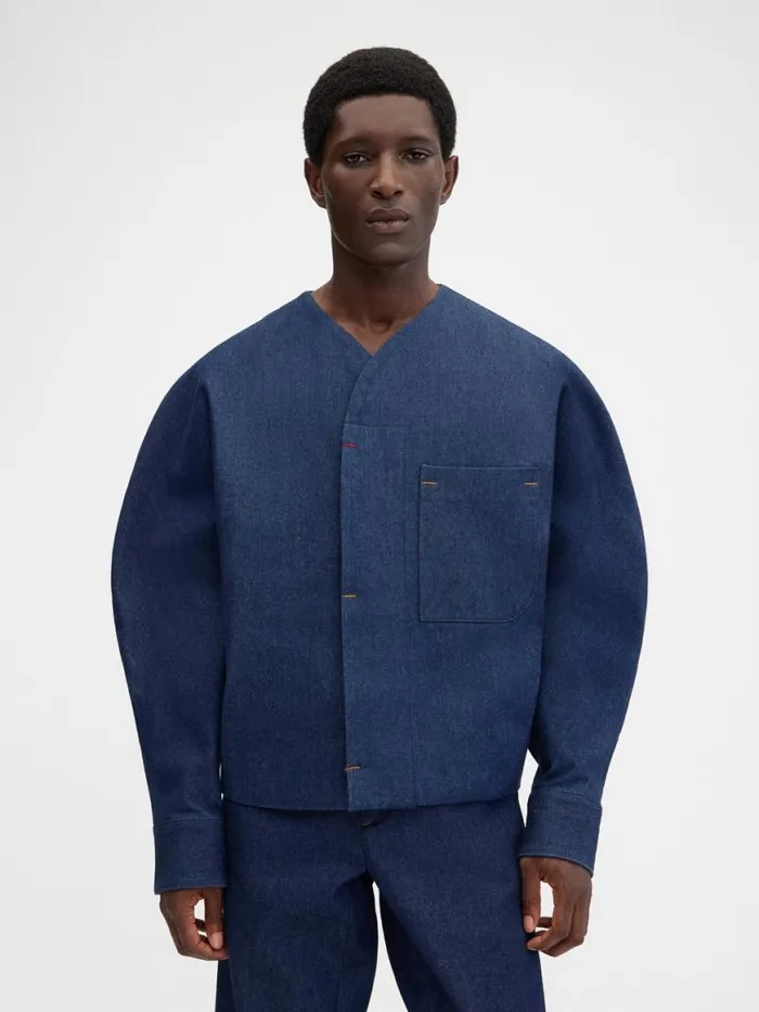 The DeNmes Faro Denim Shirt Navy Men JACQUEMUS Shirts The DeNmes Faro Denim Shirt Navy Men JACQUEMUS Shirts