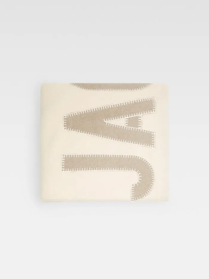 The Embroidered Jacquemus Plaid Offwhite WomenMen JACQUEMUS Textile Accessories The Embroidered Jacquemus Plaid Offwhite WomenMen JACQUEMUS Textile Accessories