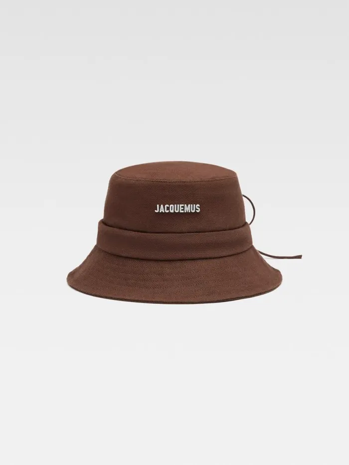The Gadjo Bucket Hat Brown WomenMen JACQUEMUS Hats