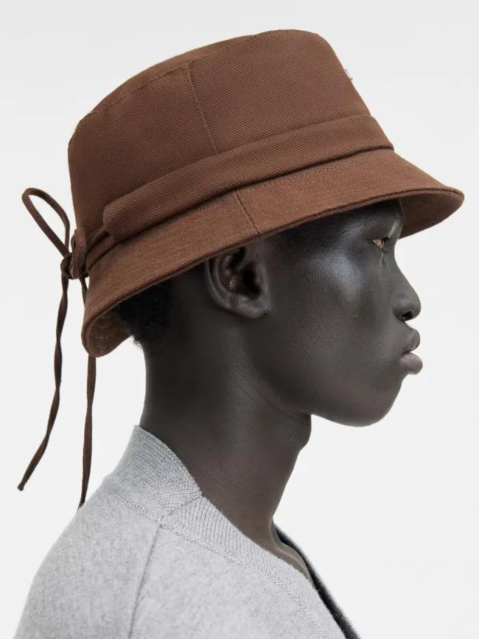 The Gadjo Bucket Hat Brown WomenMen JACQUEMUS Hats The Gadjo Bucket Hat Brown WomenMen JACQUEMUS Hats