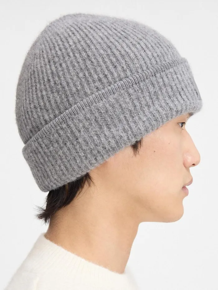 The Gros Grain Beanie Dark Grey WomenMen JACQUEMUS Scarves Beanies and Gloves The Gros Grain Beanie Dark Grey WomenMen JACQUEMUS Scarves Beanies and Gloves