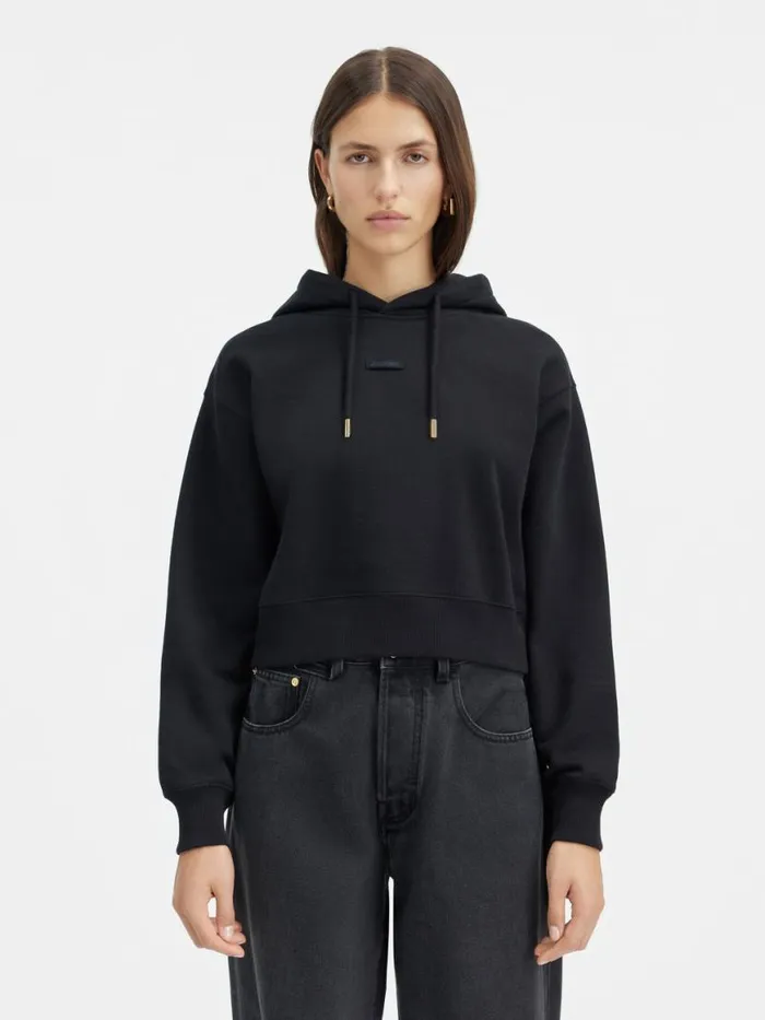 The Gros Grain Hoodie Black Women JACQUEMUS Sweatshirts and Joggings