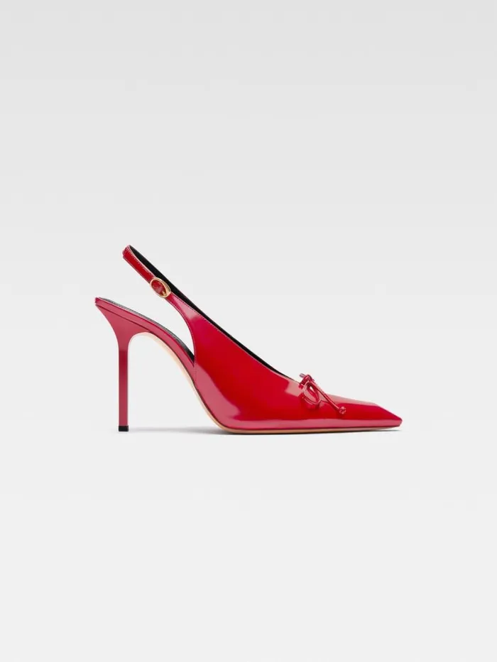 The High Cubisto Slingbacks Red Women JACQUEMUS Shoes