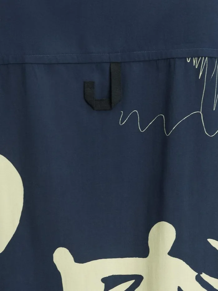 The Jean Shirt Print Horse Scene Navy Men JACQUEMUS Shirts The Jean Shirt Print Horse Scene Navy Men JACQUEMUS Shirts