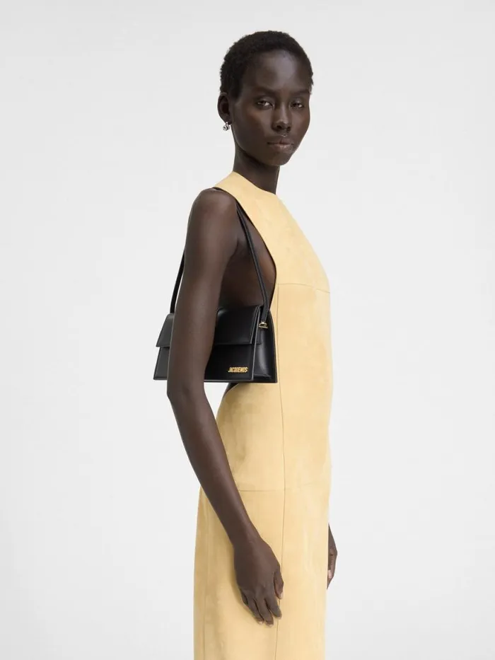 The Long Bambino Black Women JACQUEMUS Shoulder Bags The Long Bambino Black Women JACQUEMUS Shoulder Bags
