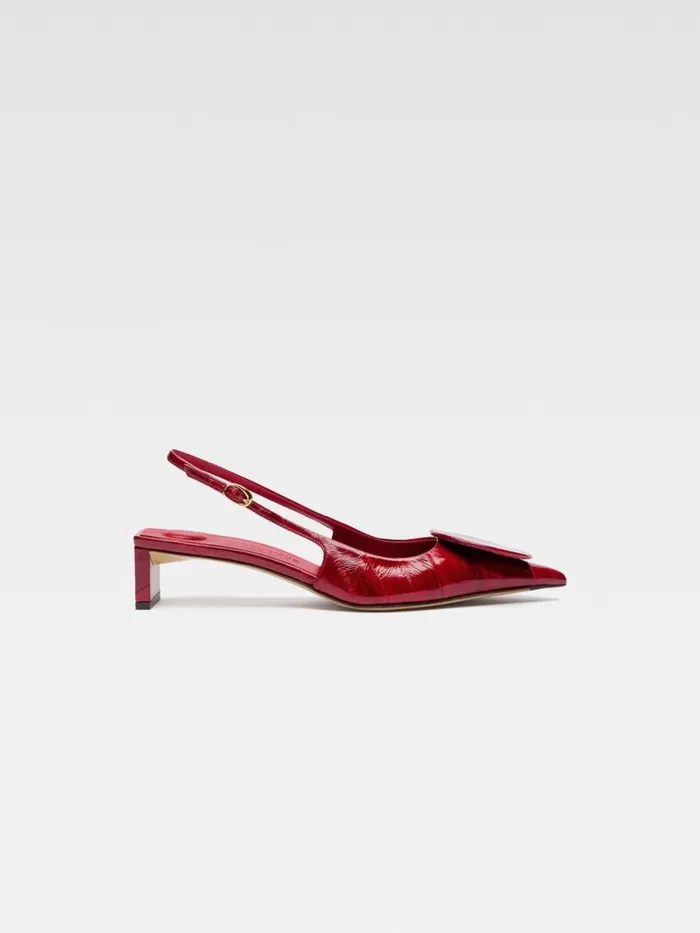 The Low Duelo Slingbacks Dark Red Women JACQUEMUS Shoes