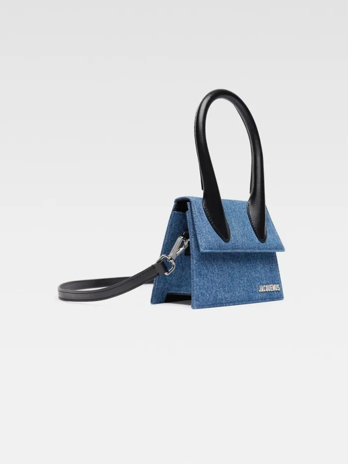 The Medium Chiquito Blue Women JACQUEMUS Crossbody and Handbags The Medium Chiquito Blue Women JACQUEMUS Crossbody and Handbags