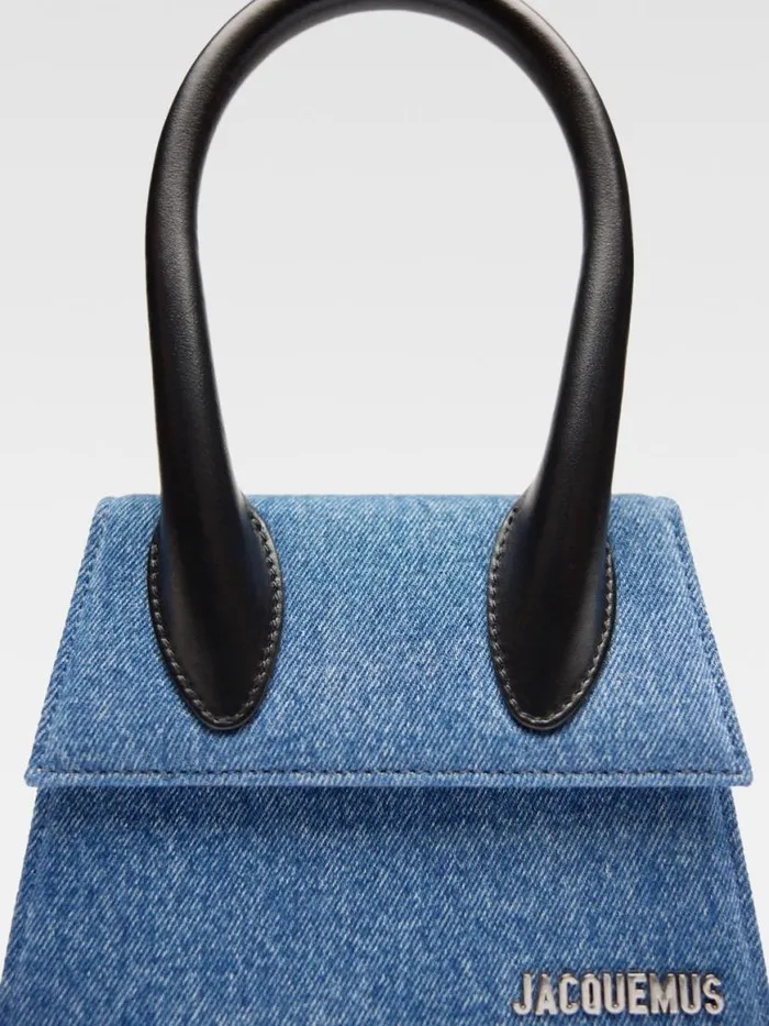 The Medium Chiquito Blue Women JACQUEMUS Crossbody and Handbags The Medium Chiquito Blue Women JACQUEMUS Crossbody and Handbags