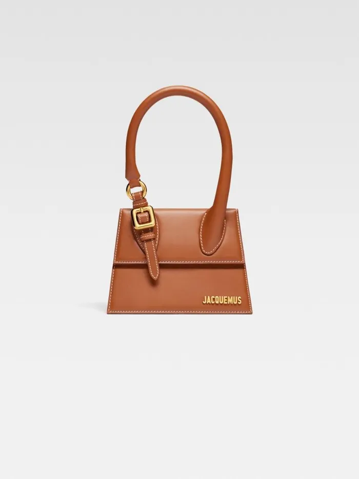 The Medium Chiquito With Buckle Light Brown Women JACQUEMUS Crossbody and Handbags