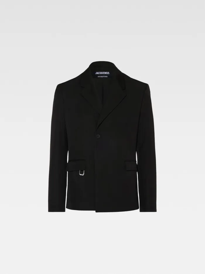 The Melo Jacket Black Men JACQUEMUS Coats and Jackets The Melo Jacket Black Men JACQUEMUS Coats and Jackets