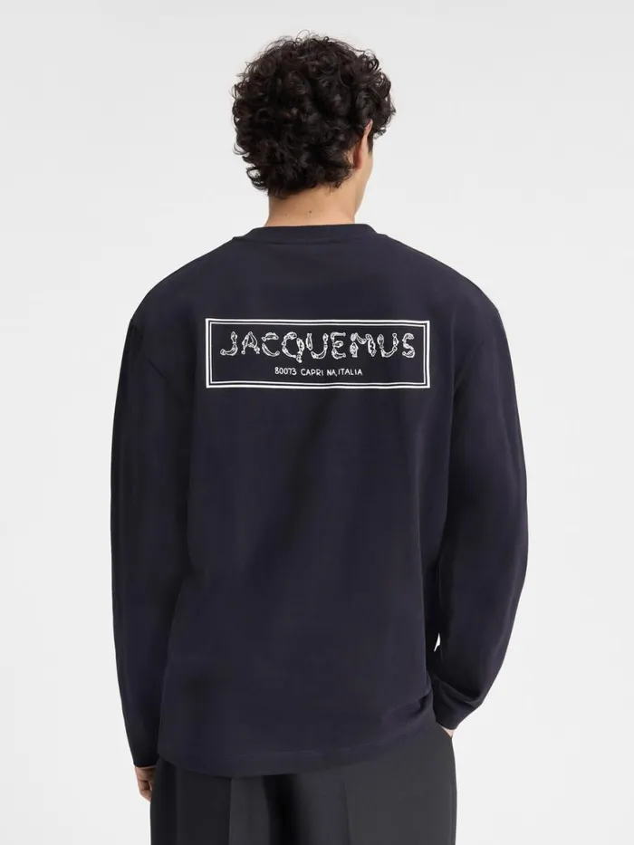The Mer Longsleeve Tshirt Dark Navy Men JACQUEMUS Tshirts The Mer Longsleeve Tshirt Dark Navy Men JACQUEMUS Tshirts