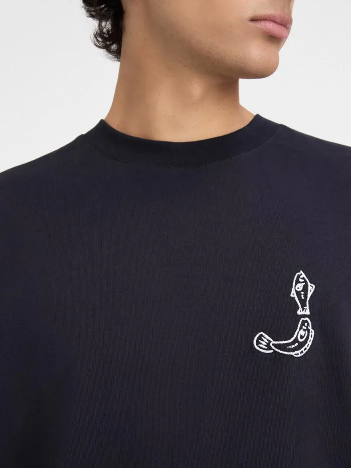 The Mer Longsleeve Tshirt Dark Navy Men JACQUEMUS Tshirts The Mer Longsleeve Tshirt Dark Navy Men JACQUEMUS Tshirts