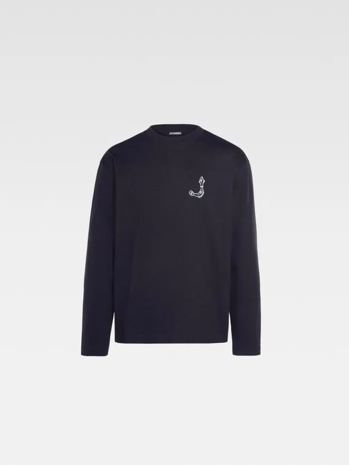 The Mer Longsleeve Tshirt Dark Navy Men JACQUEMUS Tshirts The Mer Longsleeve Tshirt Dark Navy Men JACQUEMUS Tshirts