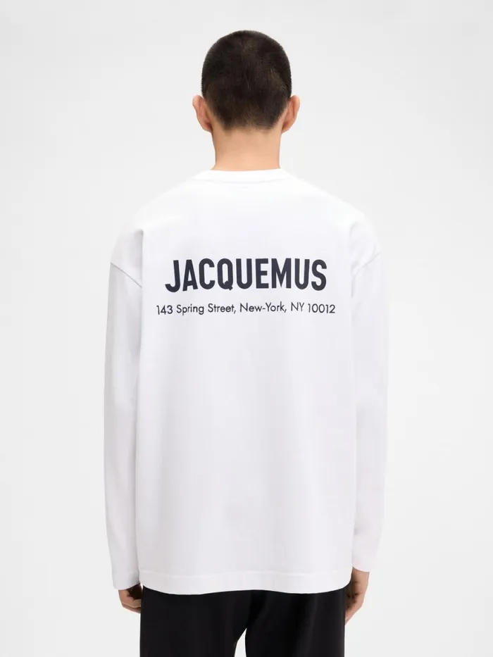 The New York Address Tshirt Newyork White WomenMen JACQUEMUS Tshirts The New York Address Tshirt Newyork White WomenMen JACQUEMUS Tshirts