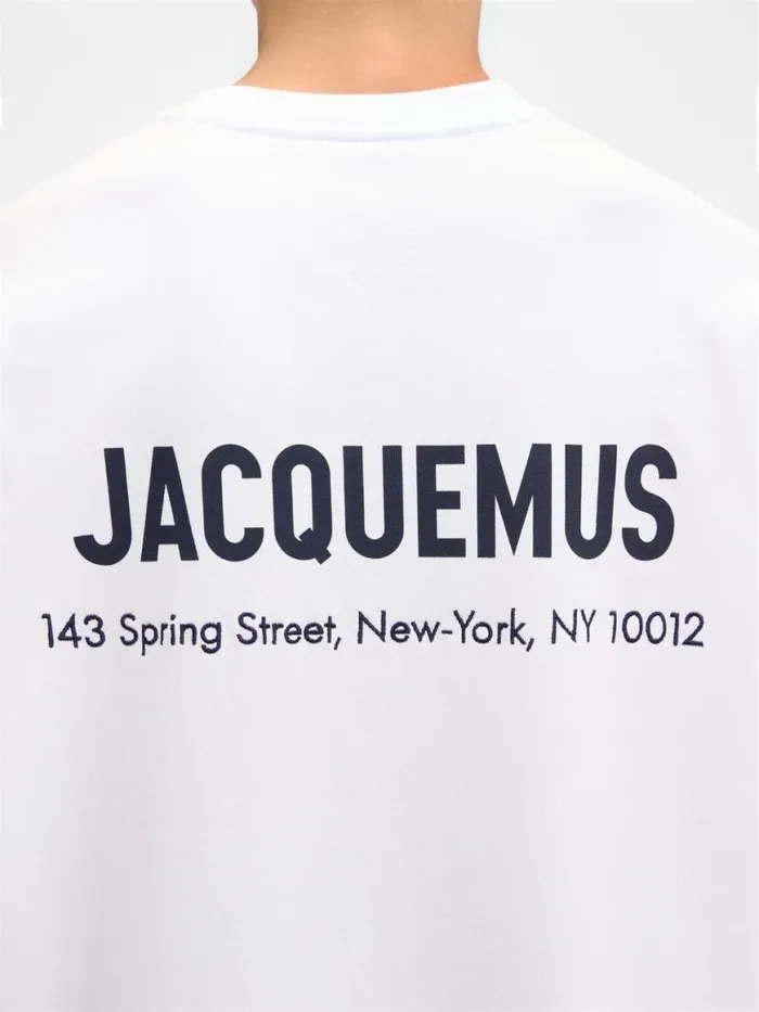 The New York Address Tshirt Newyork White WomenMen JACQUEMUS Tshirts The New York Address Tshirt Newyork White WomenMen JACQUEMUS Tshirts