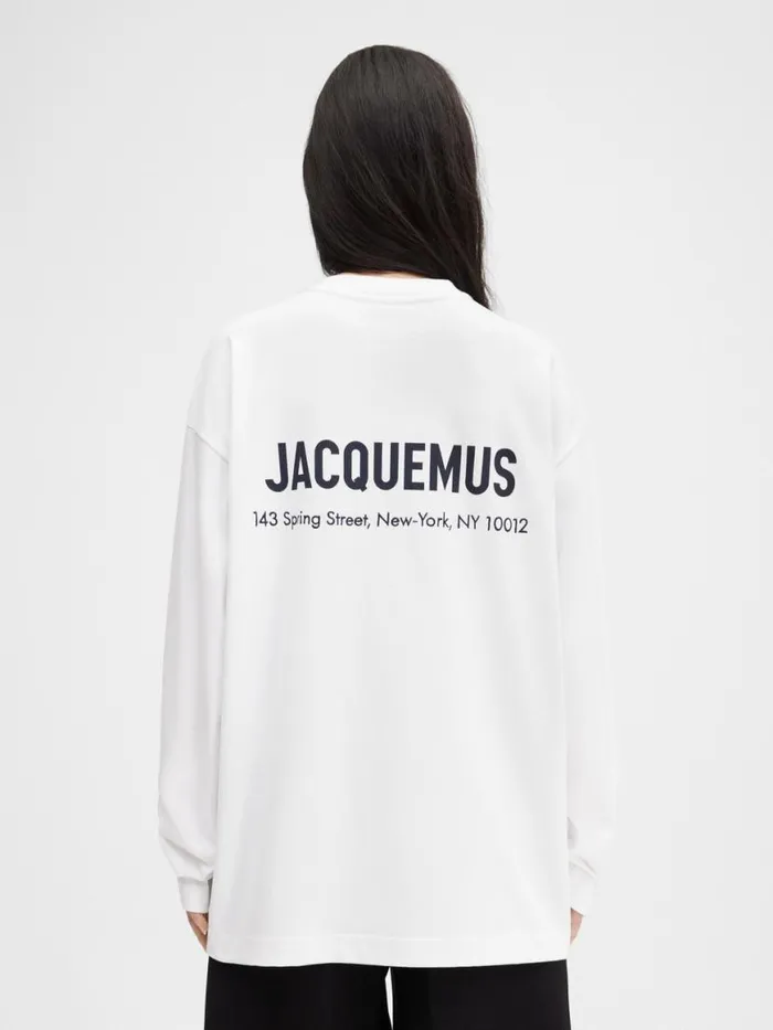 The New York Address Tshirt Newyork White WomenMen JACQUEMUS Tshirts The New York Address Tshirt Newyork White WomenMen JACQUEMUS Tshirts